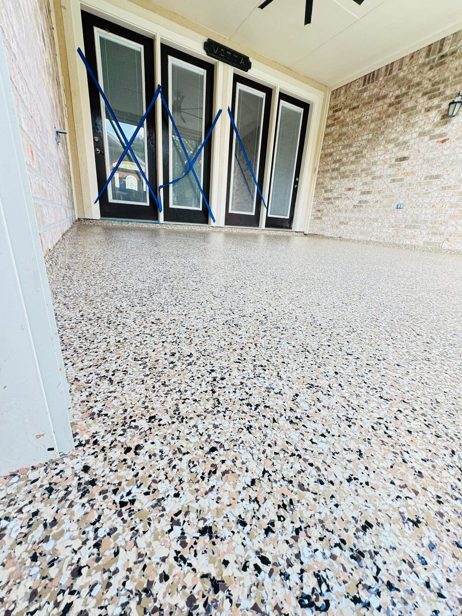 Floor after epoxy — project 3