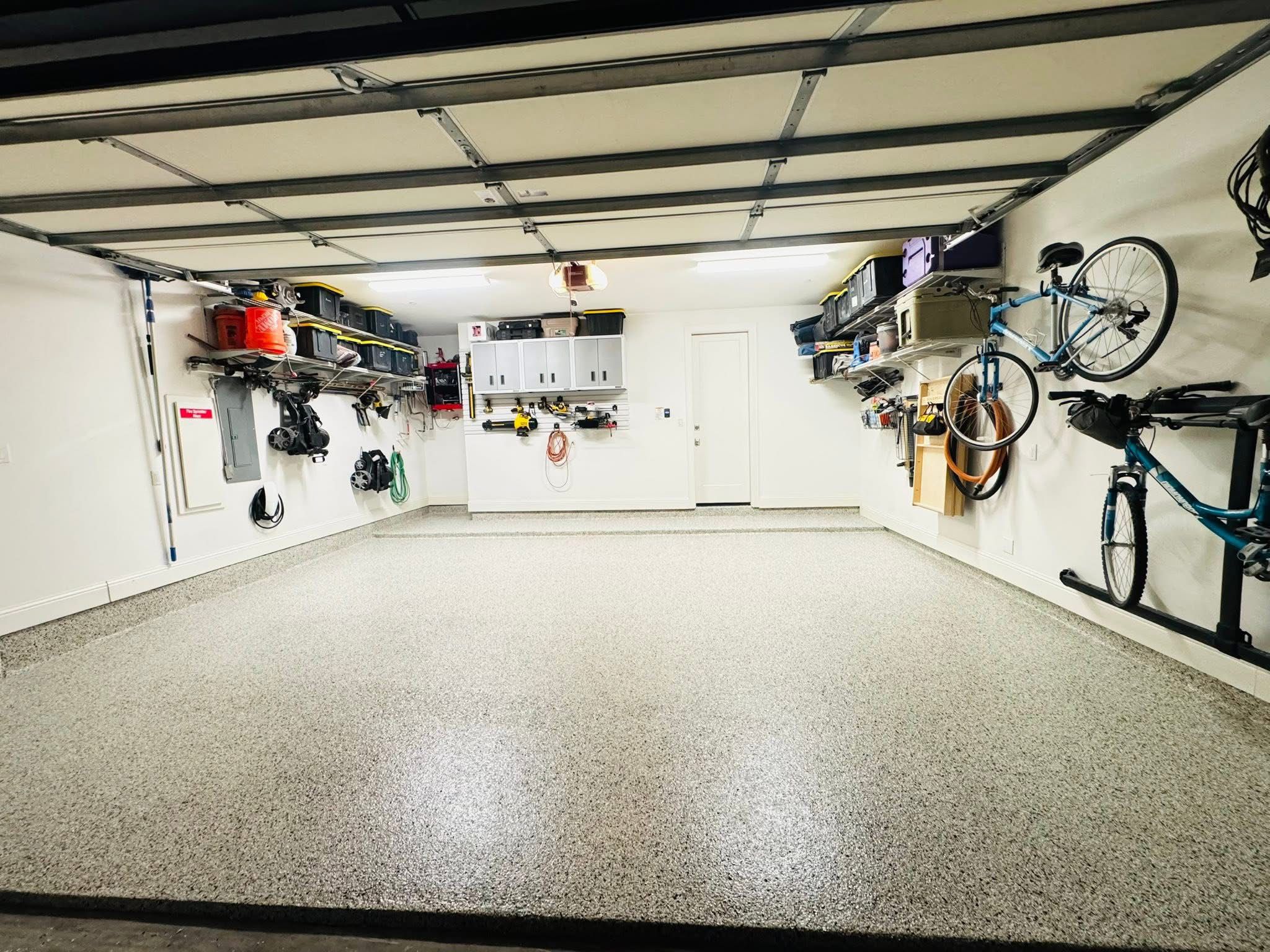 Floor after epoxy — project 4